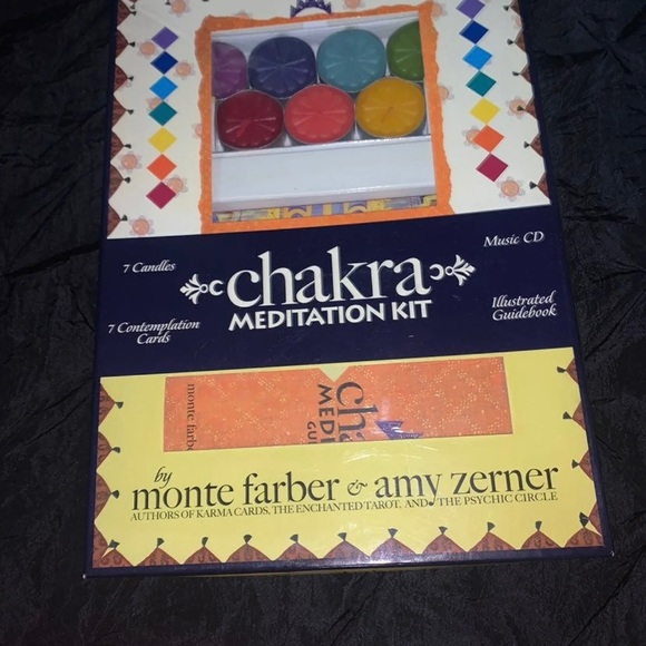 Chakra Meditation Kit 6pc Set Tarot Oracle Cards , CD , Cassettes, Books & More - Picture 6 of 13